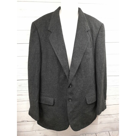 Antonio Parillo Gray Wool/Camel Hair Blend Two Button Sport Coat Size 42R - Picture 1 of 10